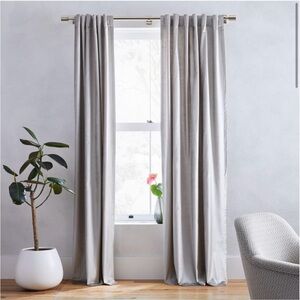 West Elm Luster Velvet Curtains
